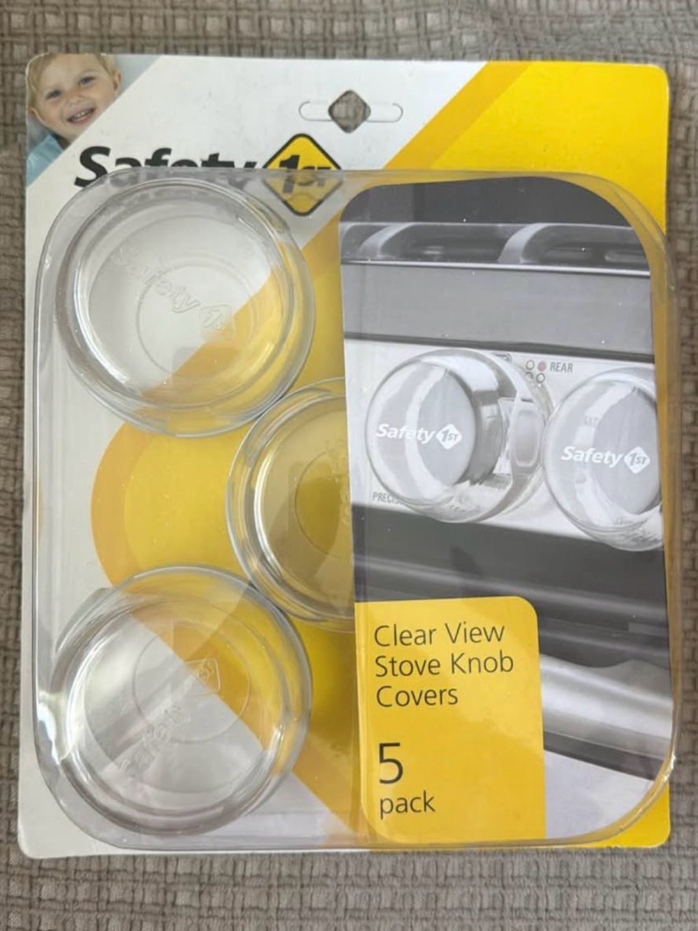 Safety 1st Clear View Stove Knob Covers - Clear (5 pack)